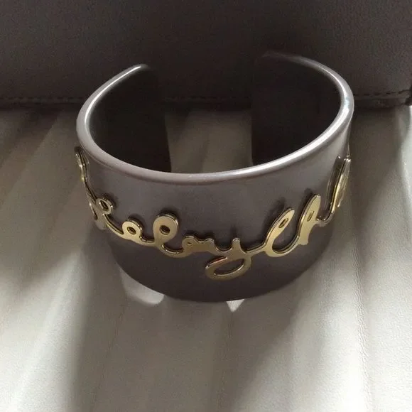 See by Chloe logo plastic cuff bracelet - Picture 6 of 7